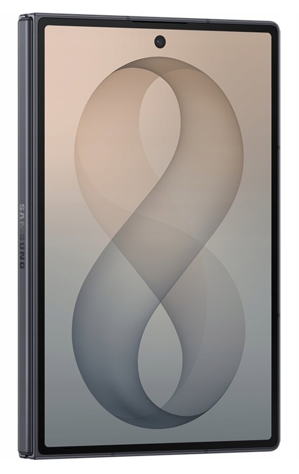 Galaxy Z Fold8 Grafit háromnegyedes nézet